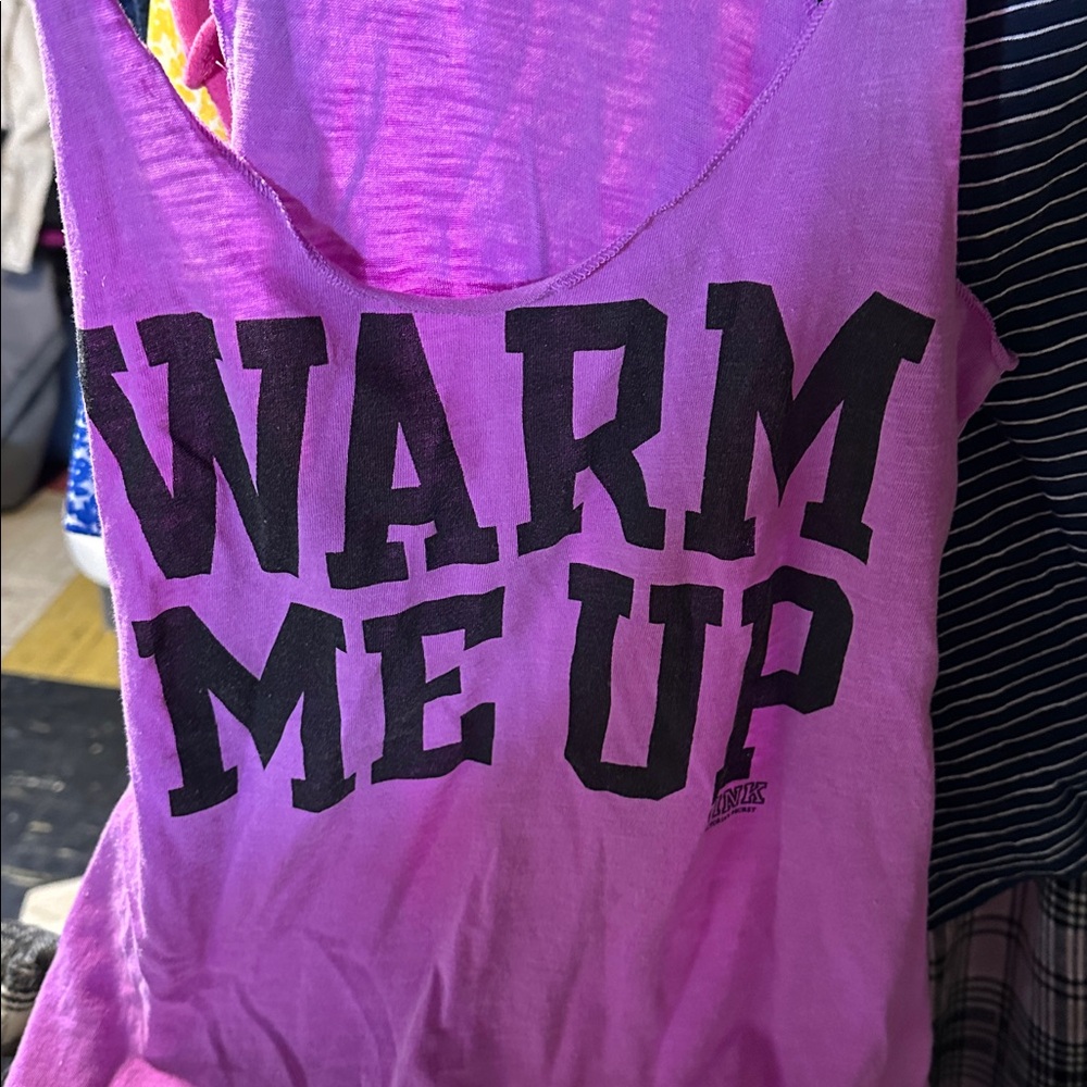 I only sleep in PINk VS xs warm me up tank xs - Picture 2 of 5